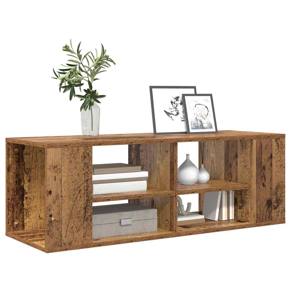 Meuble TV mural Bois ancien 102 x 35 x 35 cm Bois d'ingénierie - XIOS