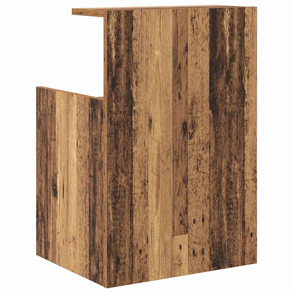 Cabinet de chevet 2 pc Bois ancien 40 x 35 x 60 cm - XIOS