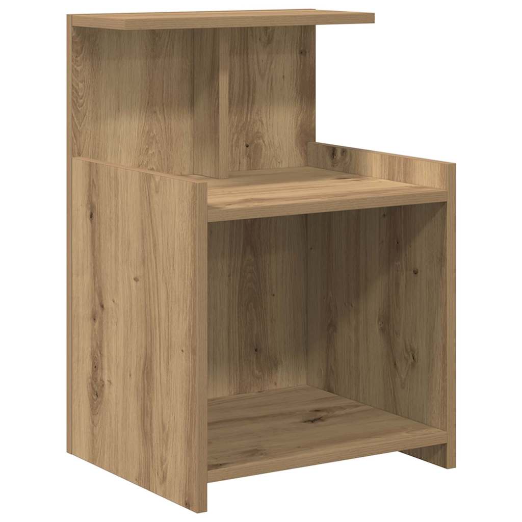 Cabinet de chevet 2 pc Chêne artisanal 40 x 35 x 60 cm - XIOS
