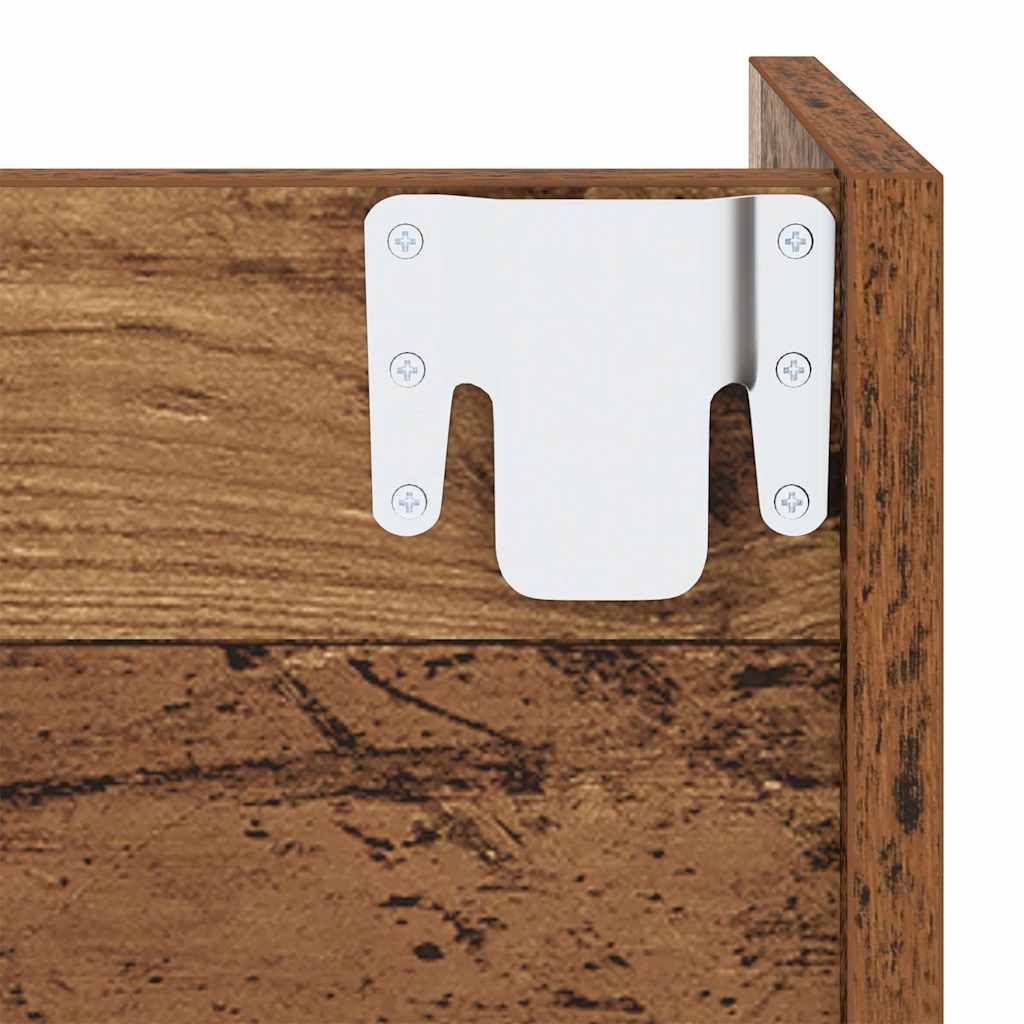 Cabinet à chaussures 2 pcs Bois ancien 60 x 18 x 90 cm - XIOS