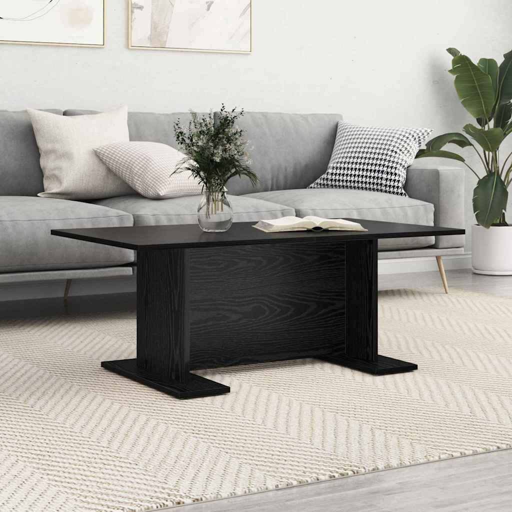 Table basse Chêne noir 103,5 x 60 x 40 cm Bois d'ingénierie - XIOS