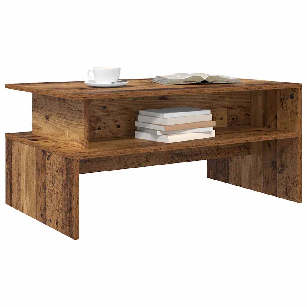 Table basse Vieux bois 90 x 55 x 42.5 cm Bois d'ingénierie - XIOS