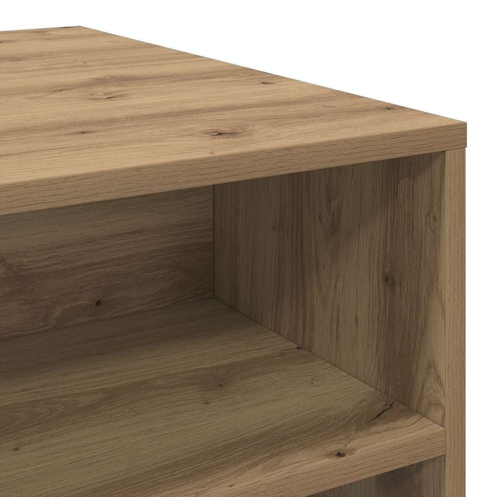 Table basse chêne artisanal 90 x 55 x 42.5 cm Bois d'ingénierie - XIOS