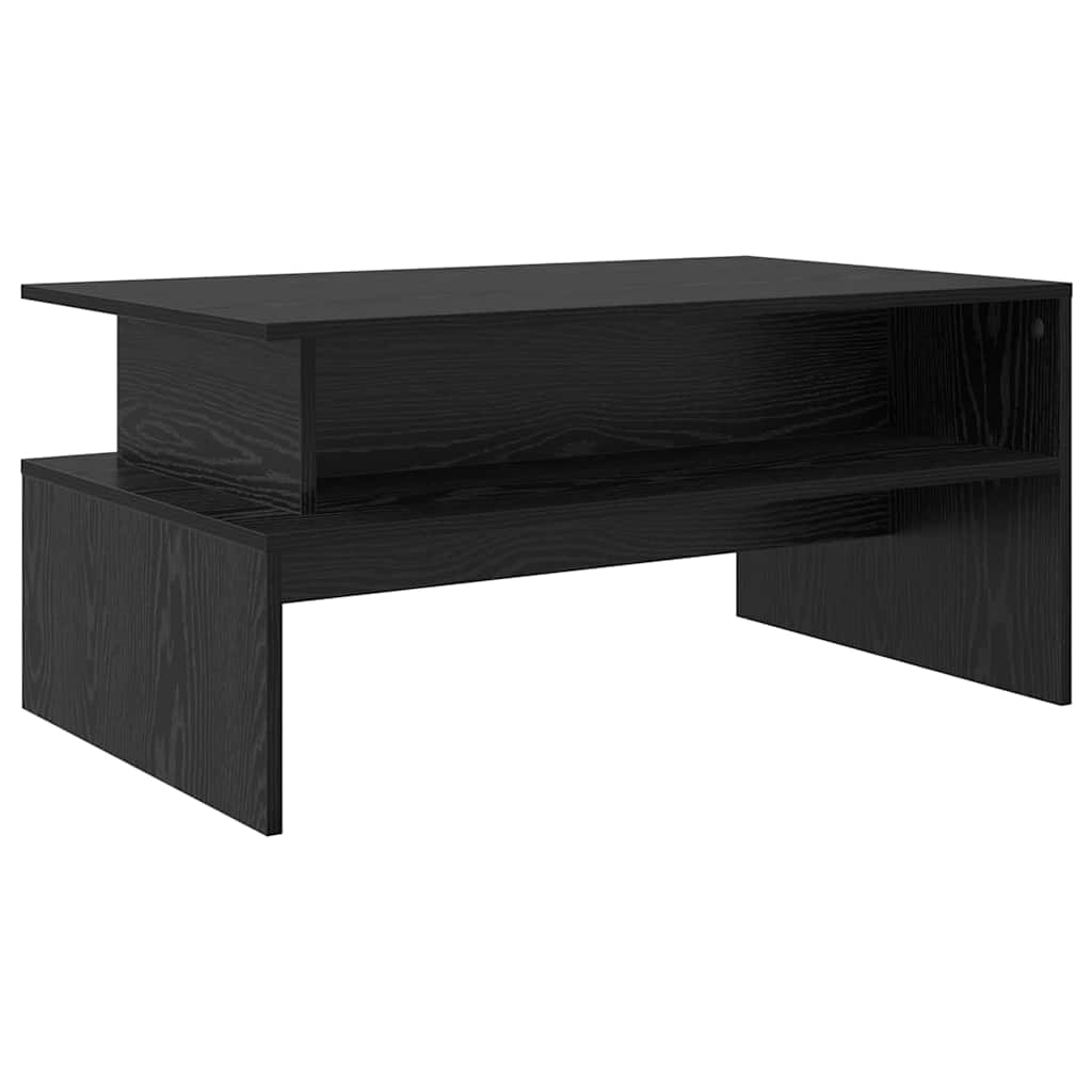 Table basse Chêne noir 90 x 55 x 42.5 cm Bois d'ingénierie - XIOS