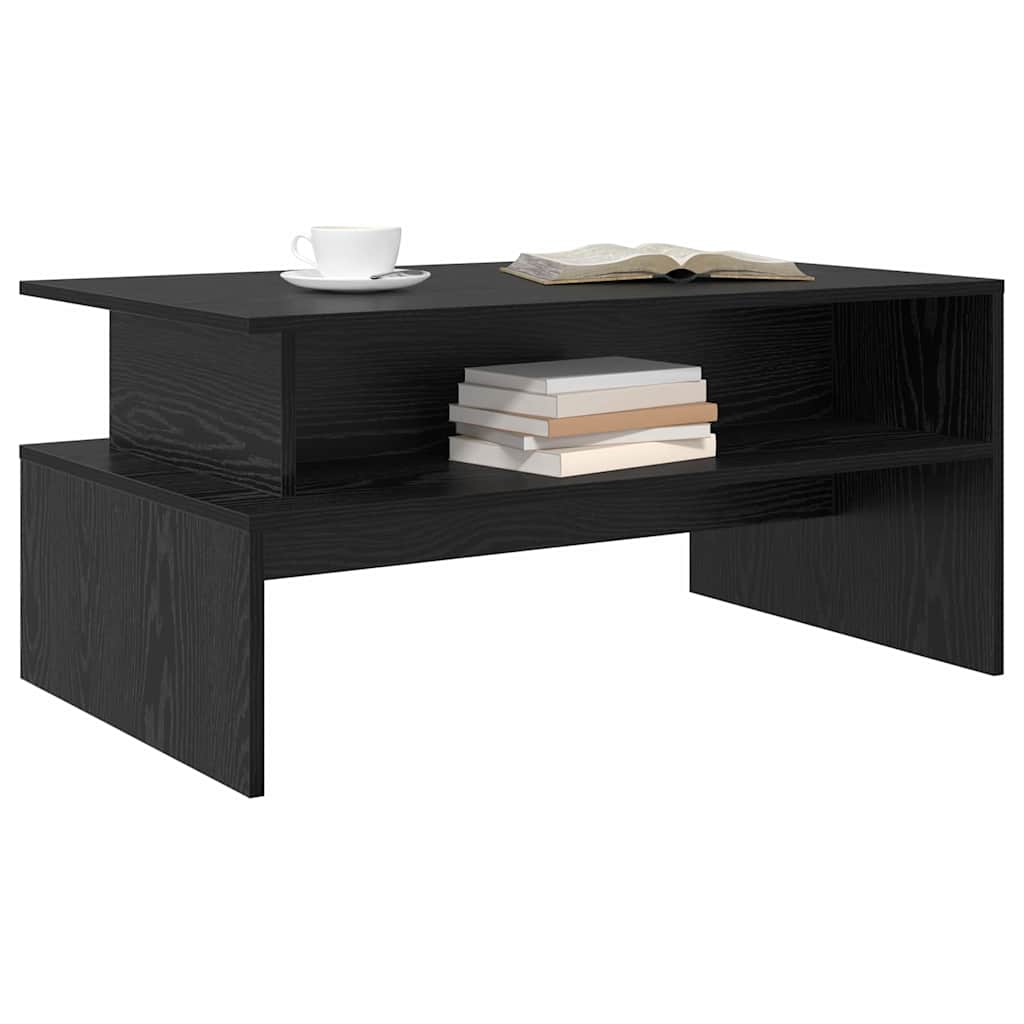Table basse Chêne noir 90 x 55 x 42.5 cm Bois d'ingénierie - XIOS