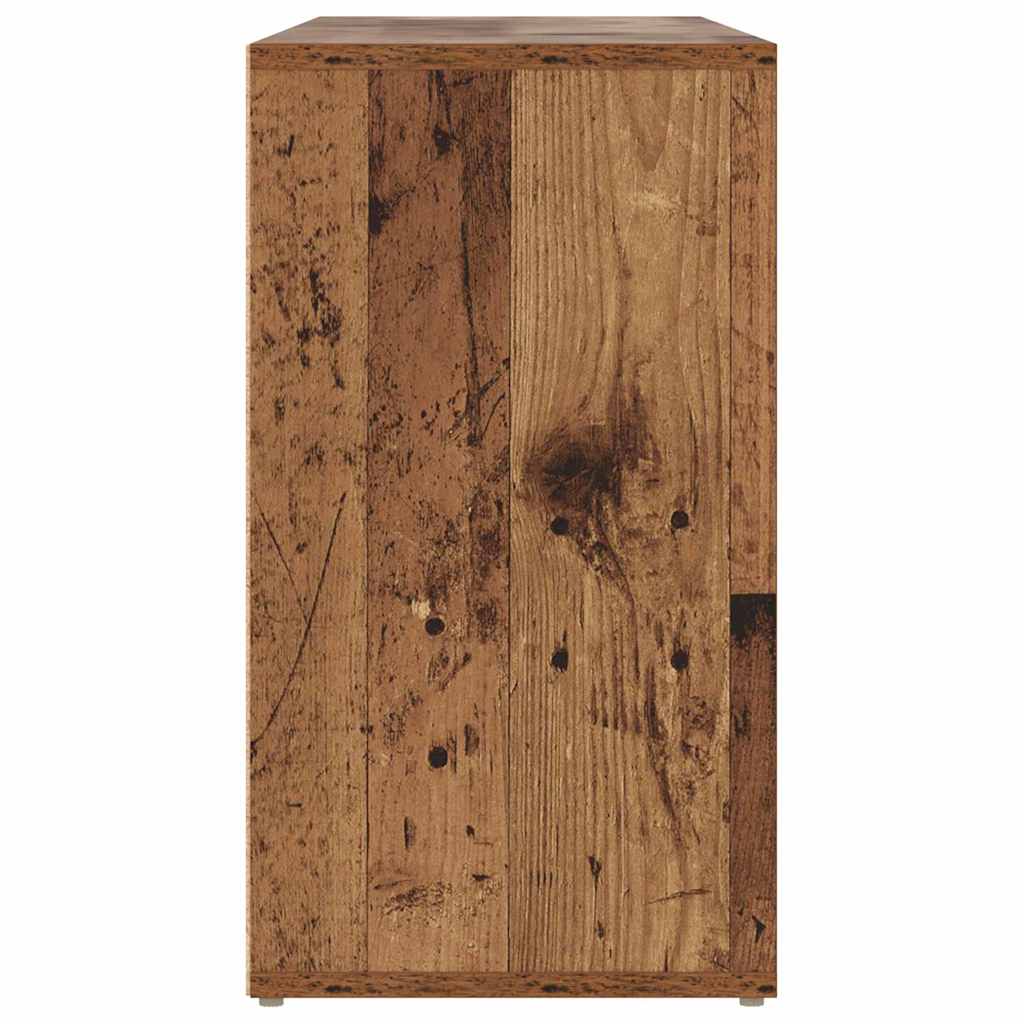 Banc à chaussures avec étagère Bois ancien 103 x 30 x 54,5 cm - XIOS