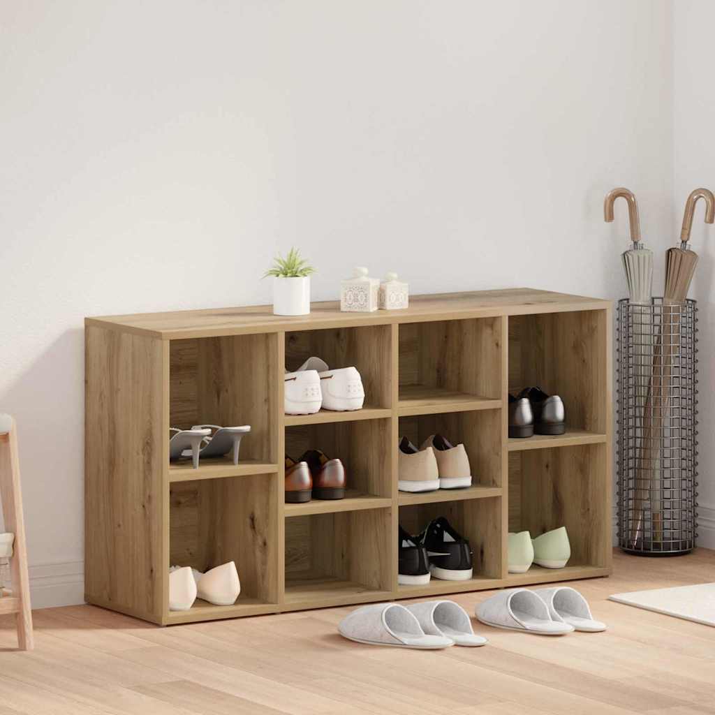 Banc à chaussures Chêne artisanal 103 x 30 x 54,5 cm - XIOS