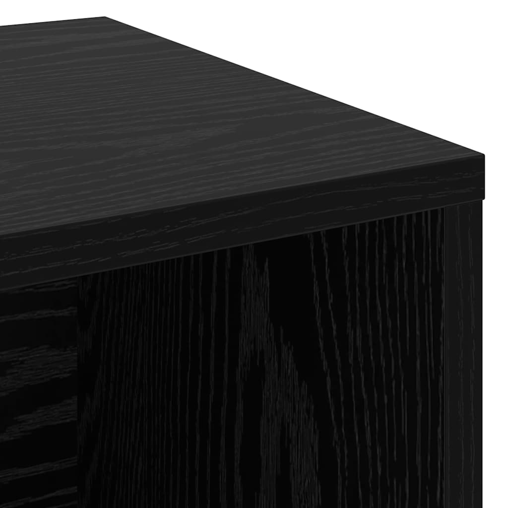 Banc à chaussures avec étagère Chêne noir 103 x 30 x 54,5 cm - XIOS
