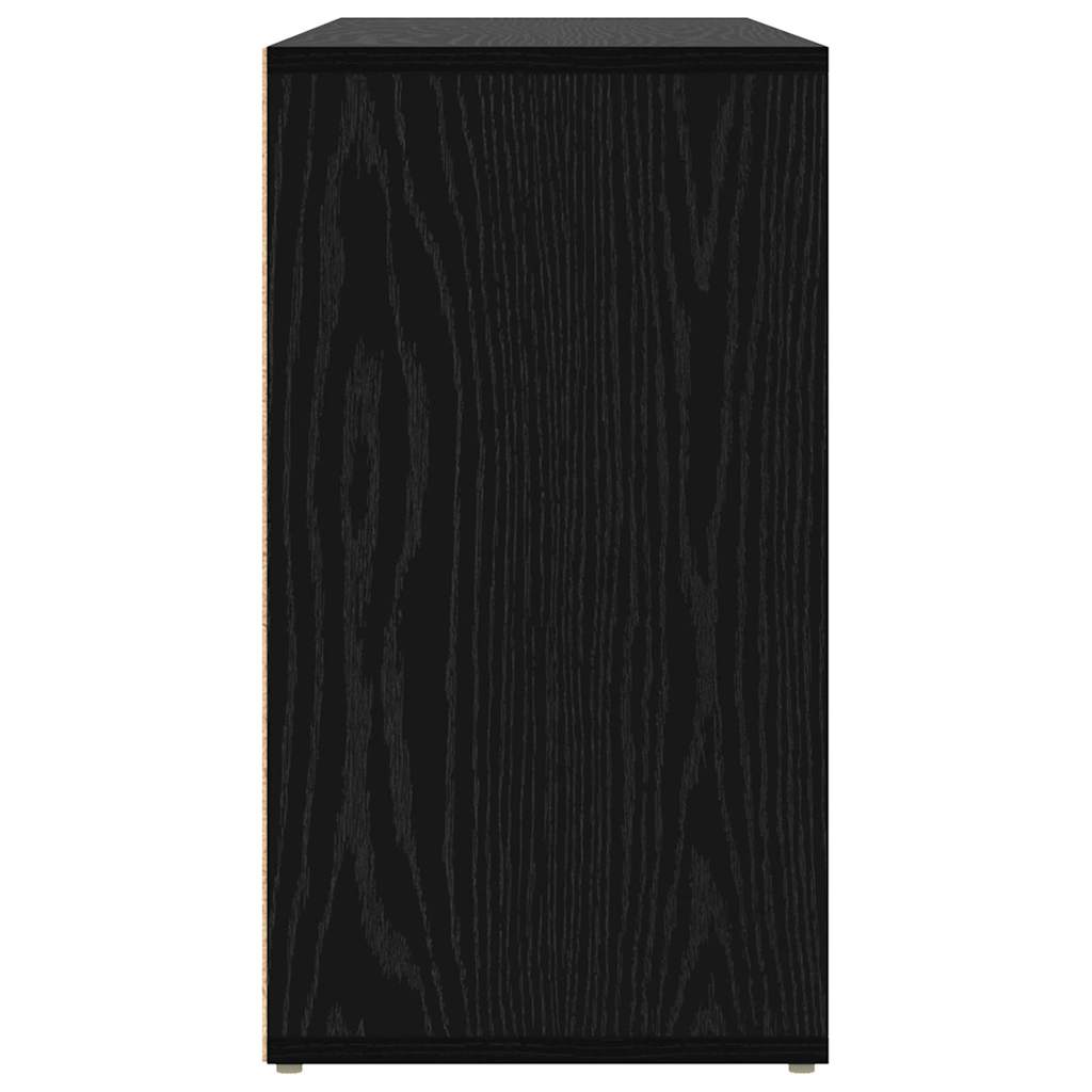 Banc à chaussures avec étagère Chêne noir 103 x 30 x 54,5 cm - XIOS