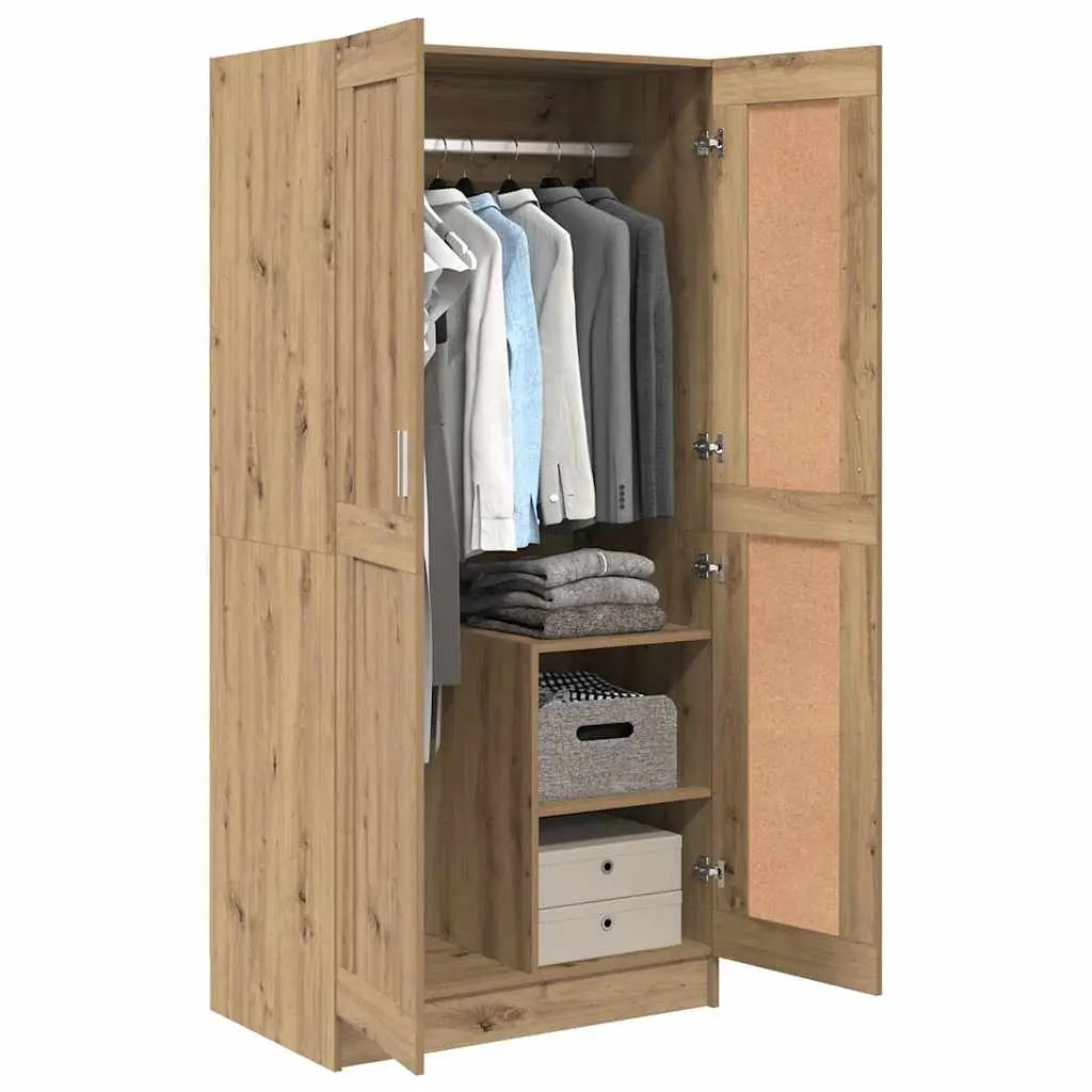 Armoire Chêne artisan 82,5 x 51,5 x 180 cm Bois d’ingénierie - XIOS