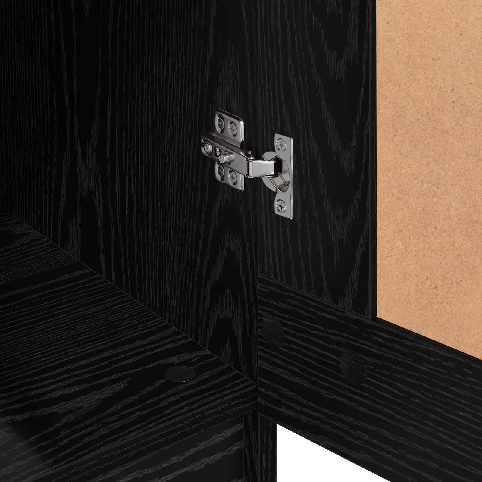 Armoire Chêne noir 82,5 x 51,5 x 180 cm Bois d'ingénierie