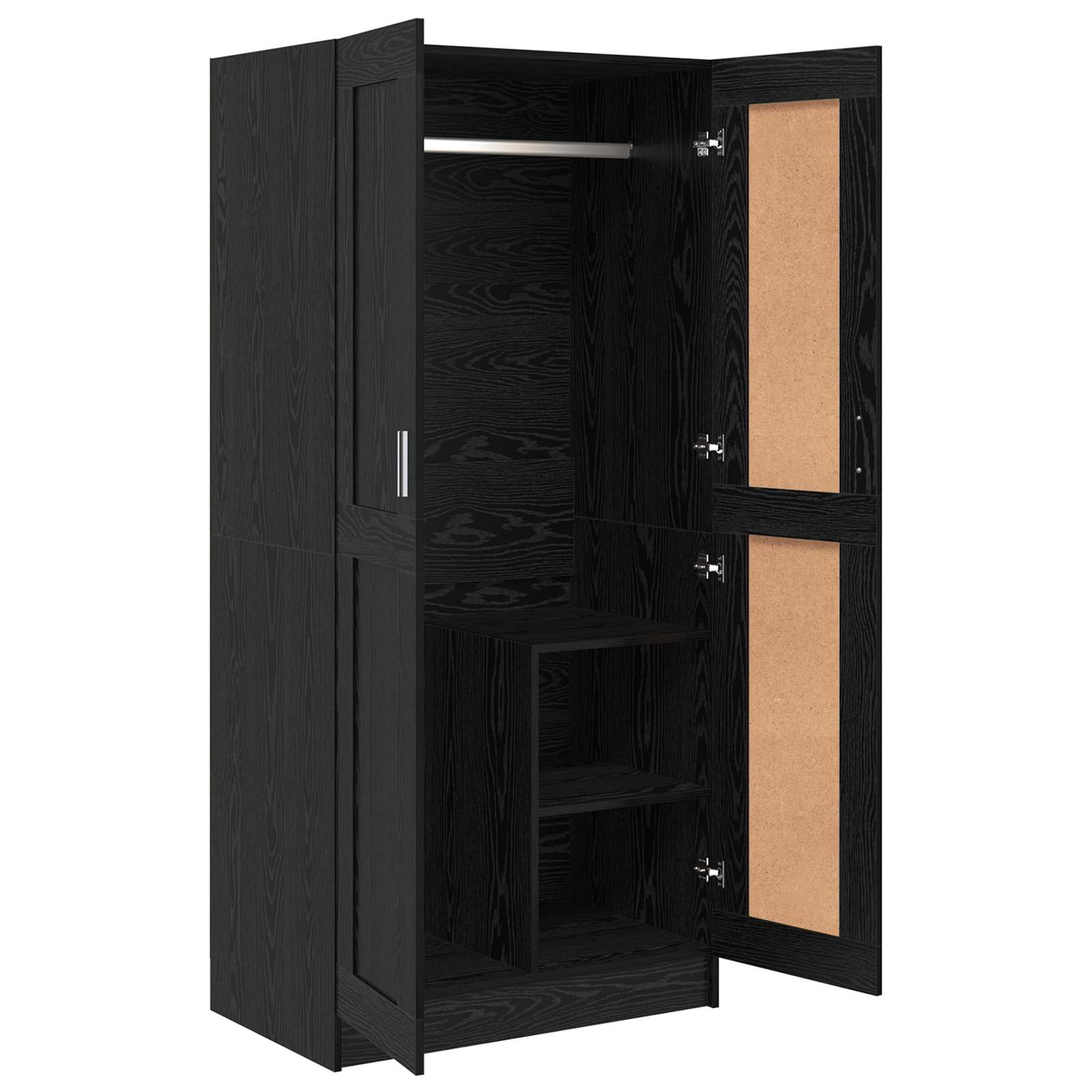 Armoire Chêne noir 82,5 x 51,5 x 180 cm Bois d'ingénierie