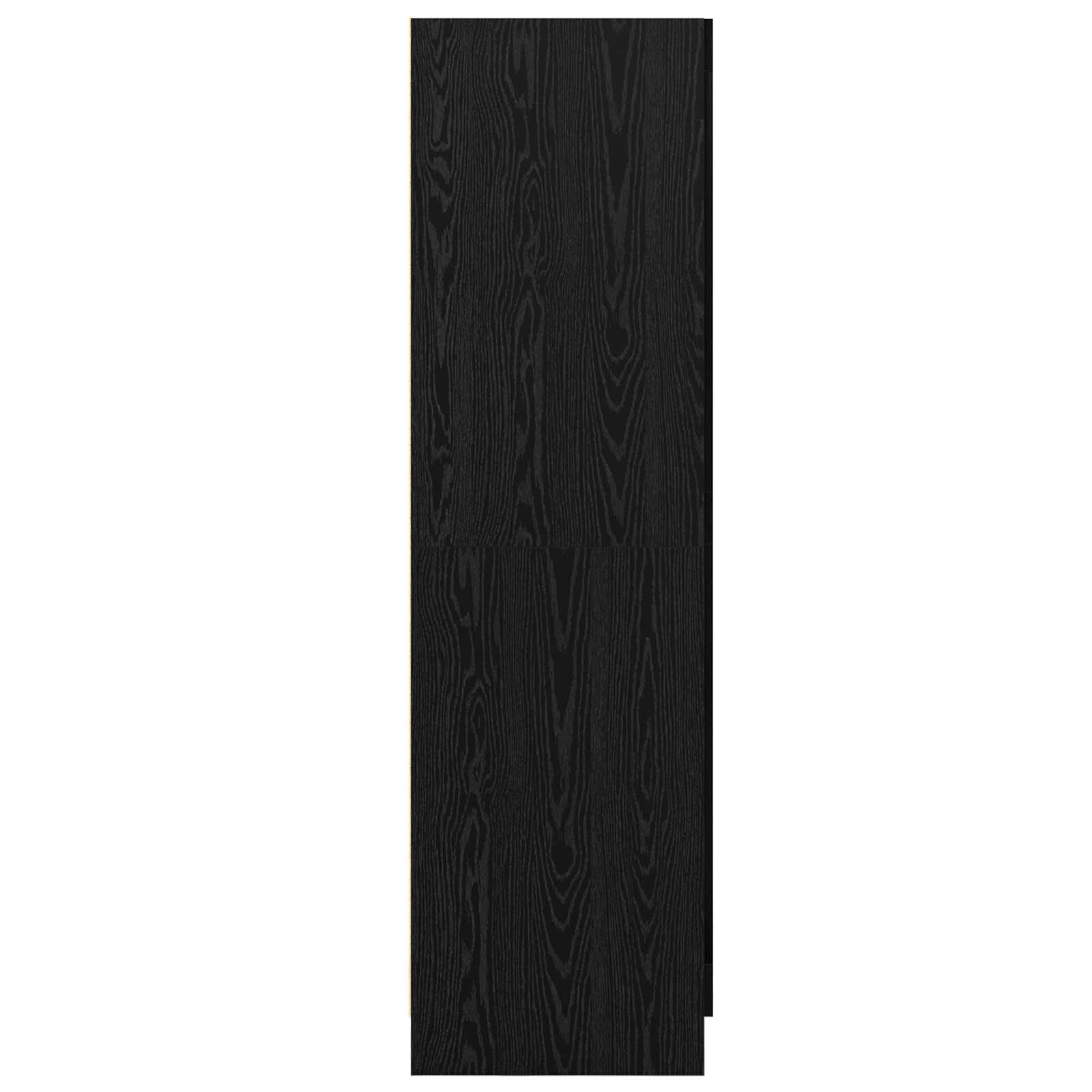 Armoire Chêne noir 82,5 x 51,5 x 180 cm Bois d'ingénierie