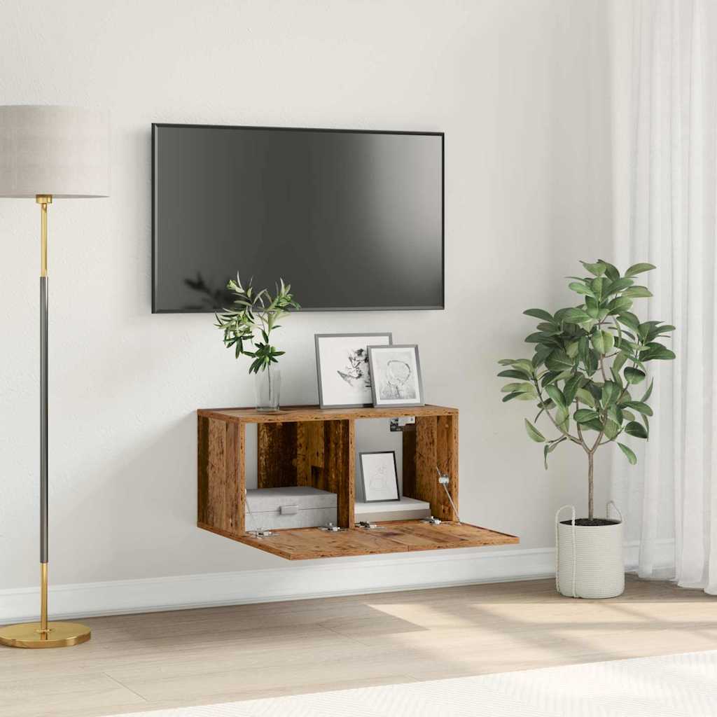 Ensemble meuble TV Marron 60 x 30 x 30 cm Bois d'ingénierie - XIOS
