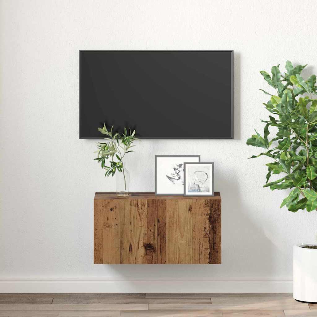 Ensemble meuble TV Marron 60 x 30 x 30 cm Bois d'ingénierie - XIOS