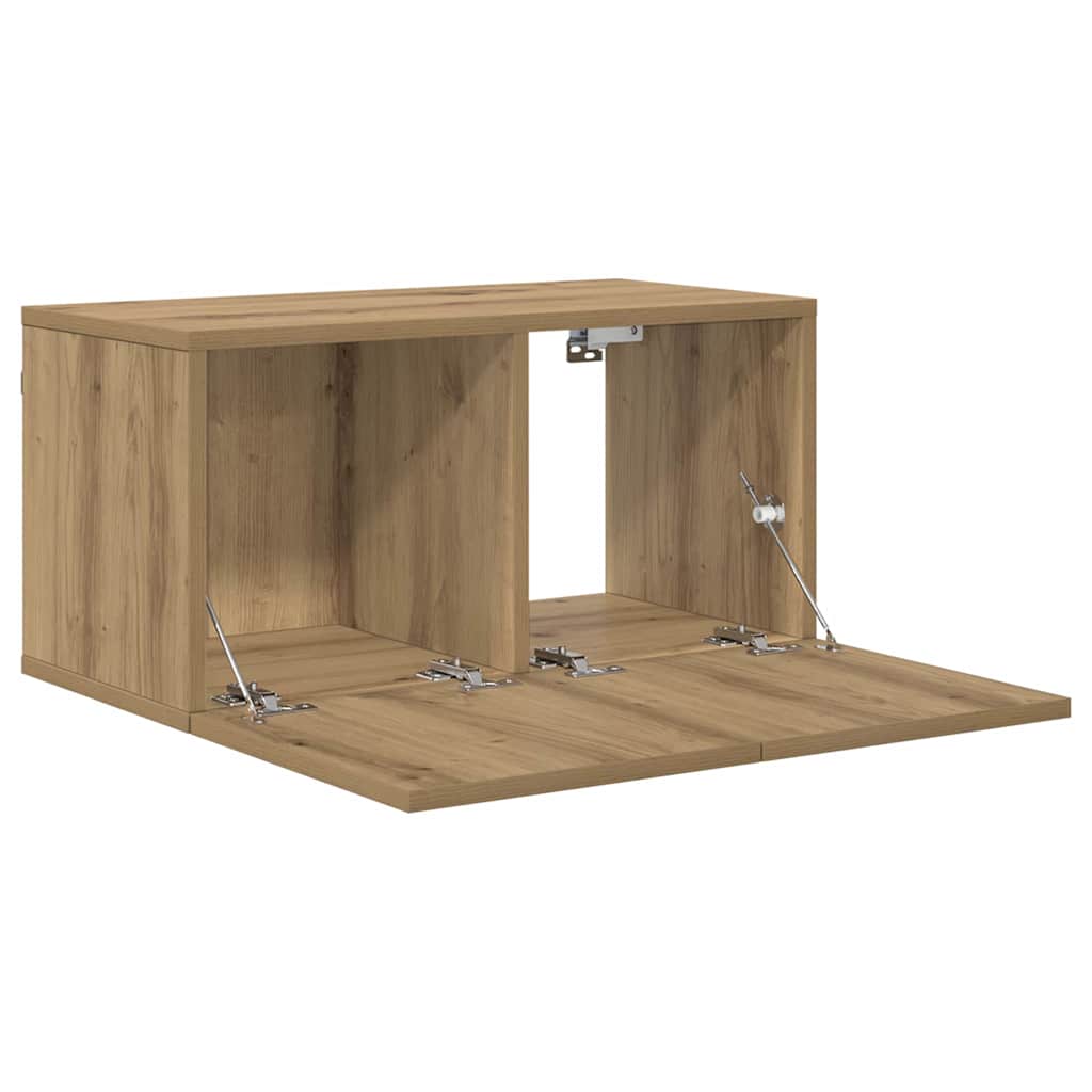 Ensemble meuble TV Montage mural 3 pcs Marron 60 x 30 x 30 cm - XIOS