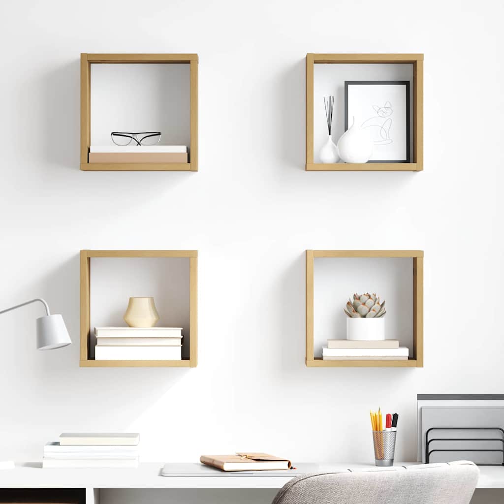 Étagères murales 4 pcs Chêne artisan 26 x 15 x 26 cm - XIOS