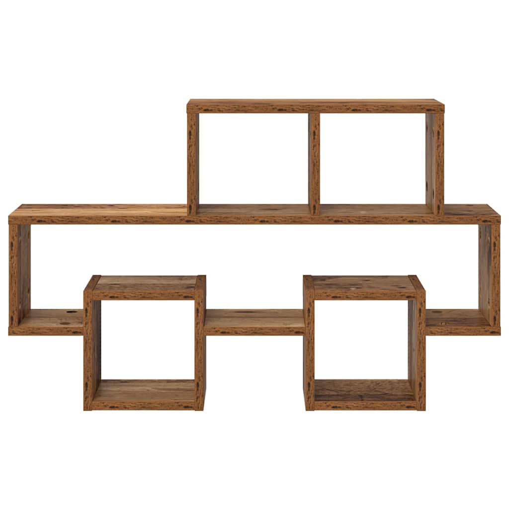 Étagère Murale Bois ancien 82 x 15 x 51 cm Bois d'ingénierie - XIOS