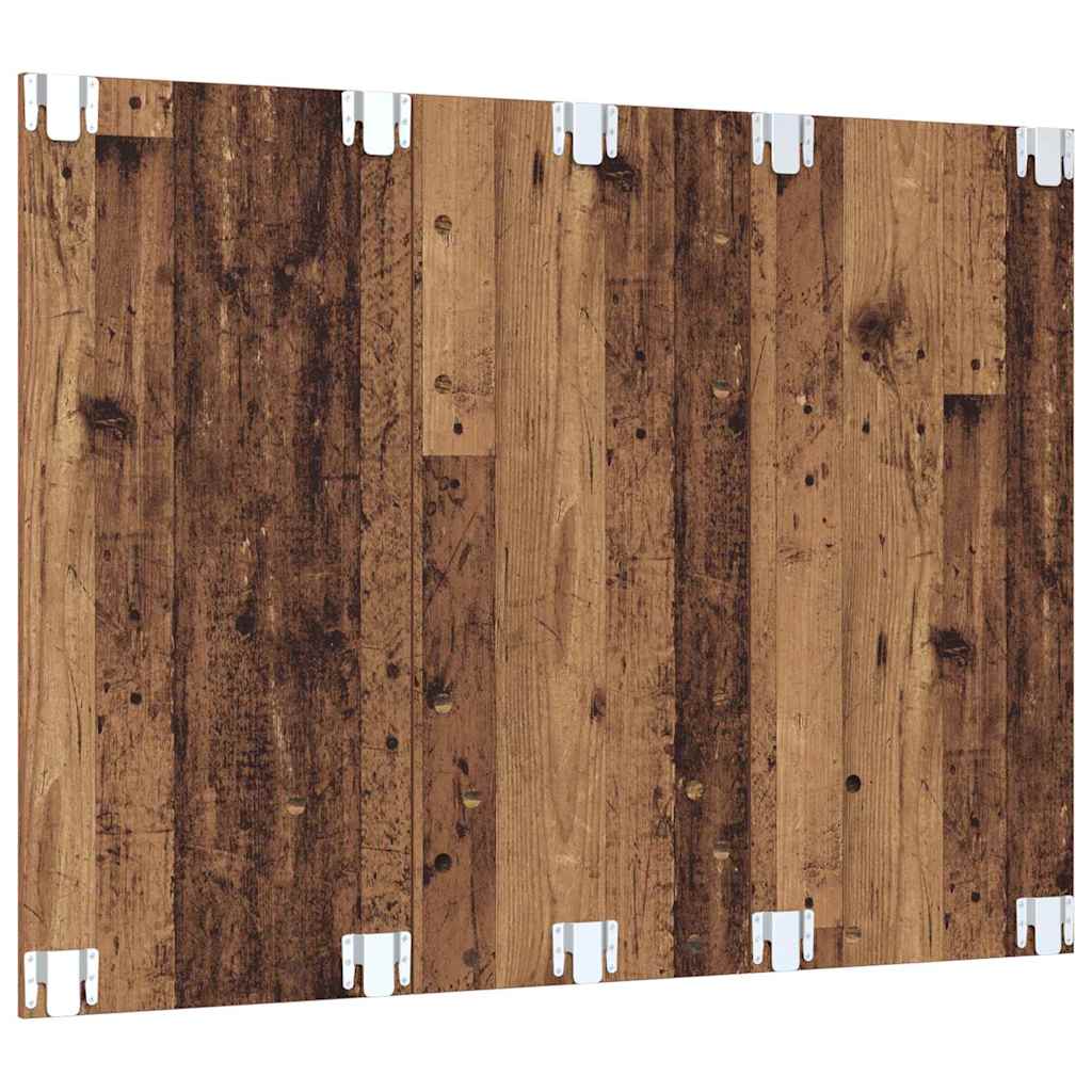 Ensemble meuble TV Montage mural Bois Ancien 120 x 23,5 x 90 cm - XIOS