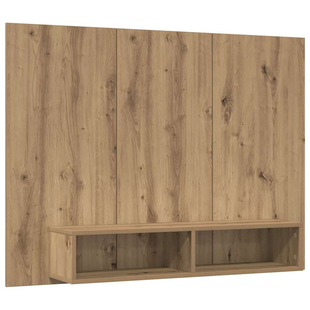 Ensemble meuble TV 120 x 23,5 x 90 cm Chêne artisanal - XIOS