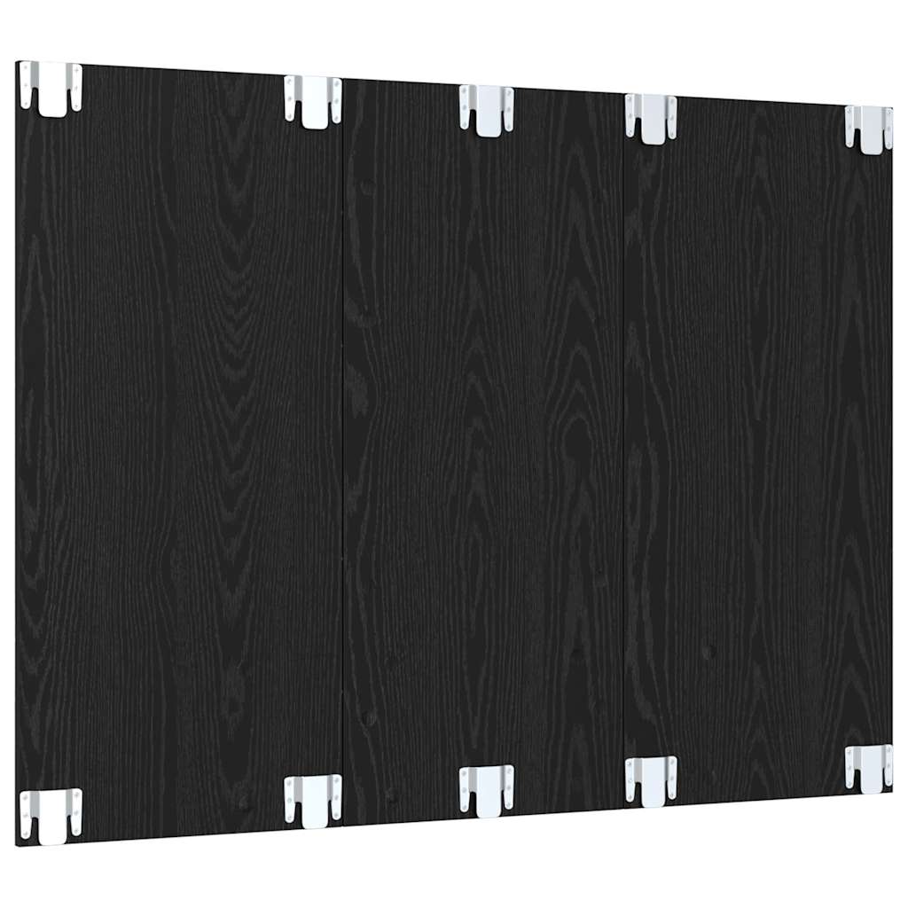 Meuble TV mural Chêne noir 120 x 23.5 x 90 cm Bois d'ingénierie - XIOS