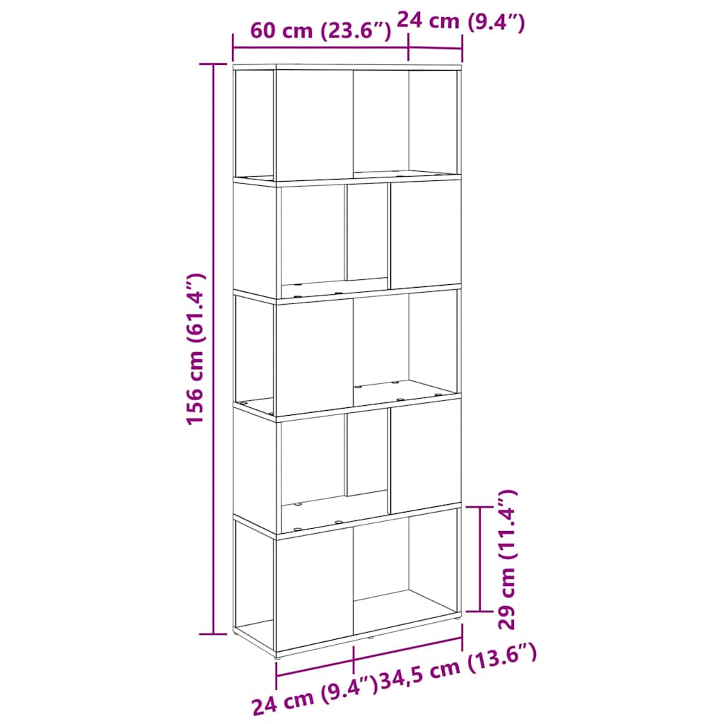 Ensemble meuble TV Noir 60 x 24 x 156 cm Bois d'ingénierie - XIOS
