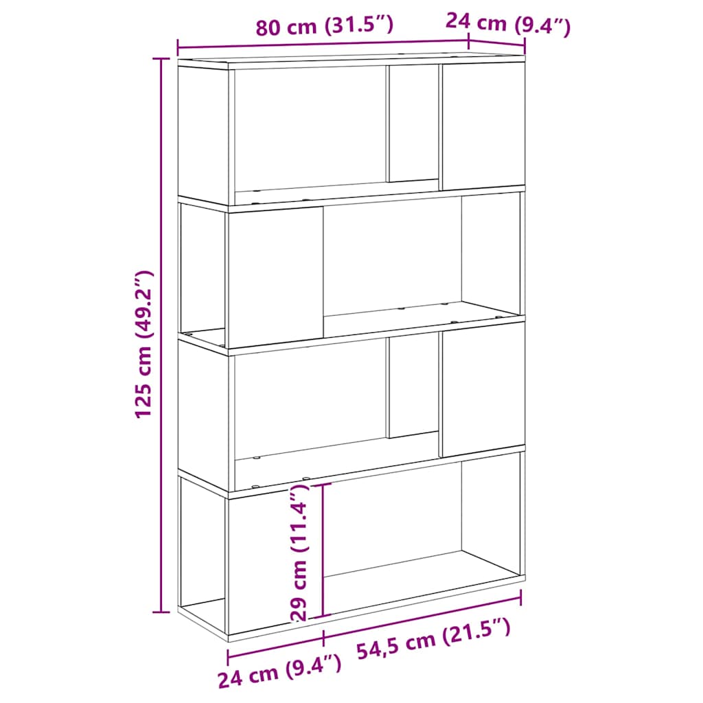 Ensemble meuble TV Marron 80 x 24 x 125 cm Bois d'ingénierie - XIOS