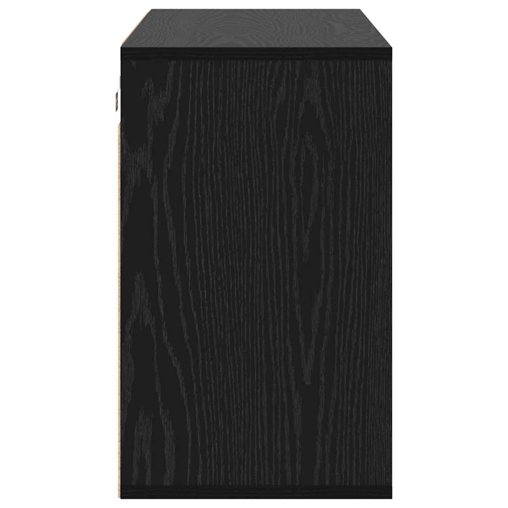 Cabinet à chaussures avec étagère Chêne noir 103 x 30 x 51 cm - XIOS
