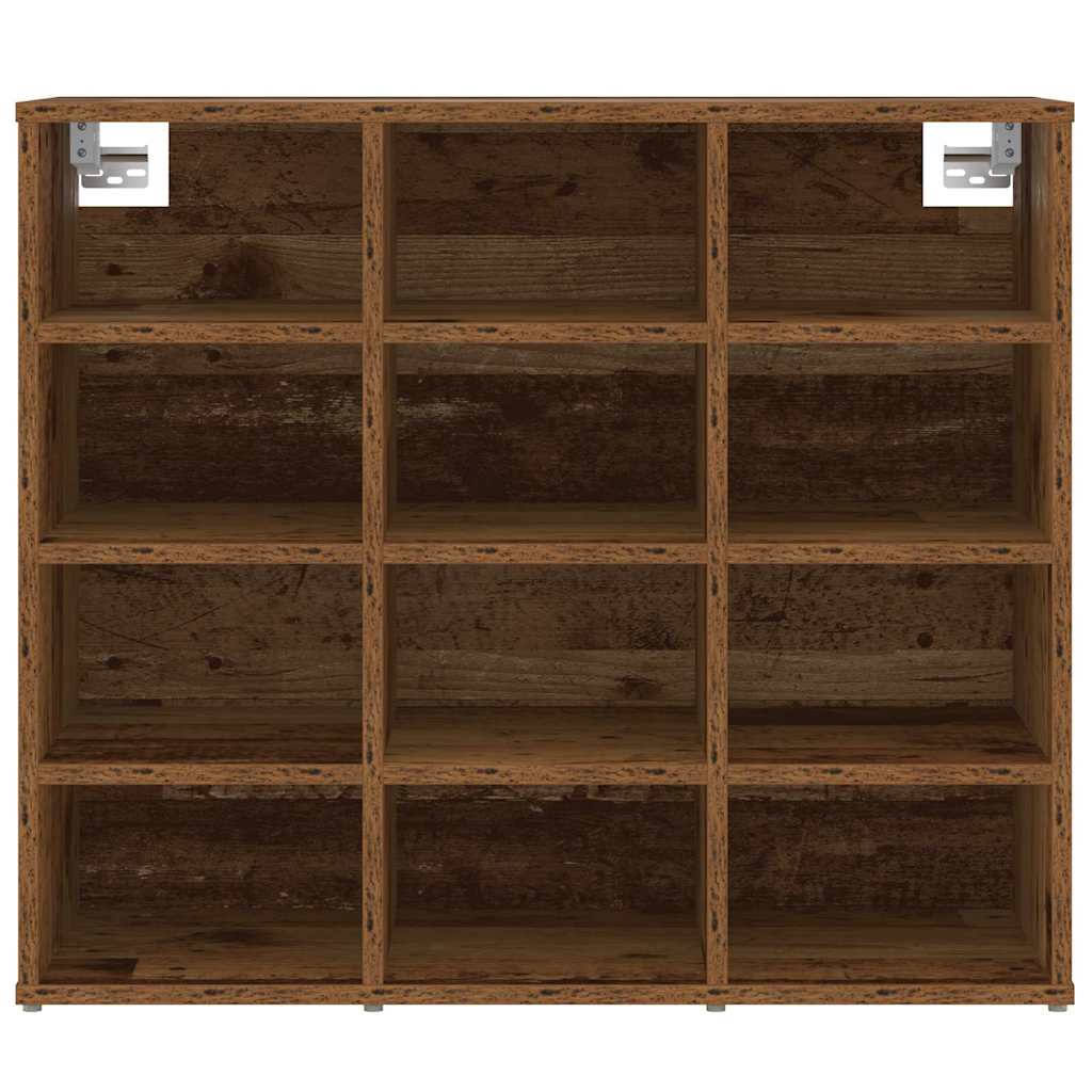 Cabinet à chaussures avec étagère Bois ancien 77,5 x 30 x 67 cm