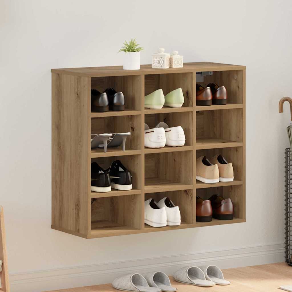 Cabinet à chaussures 77,5 x 30 x 67 cm Bois d'ingénierie - XIOS