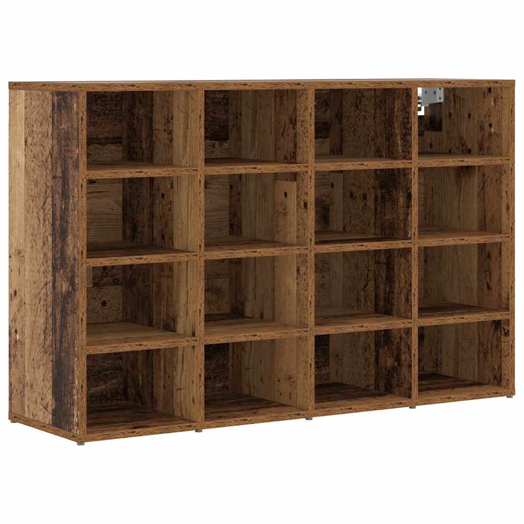 Cabinet à chaussures avec étagère Bois ancien 103 x 30 x 67 cm - XIOS