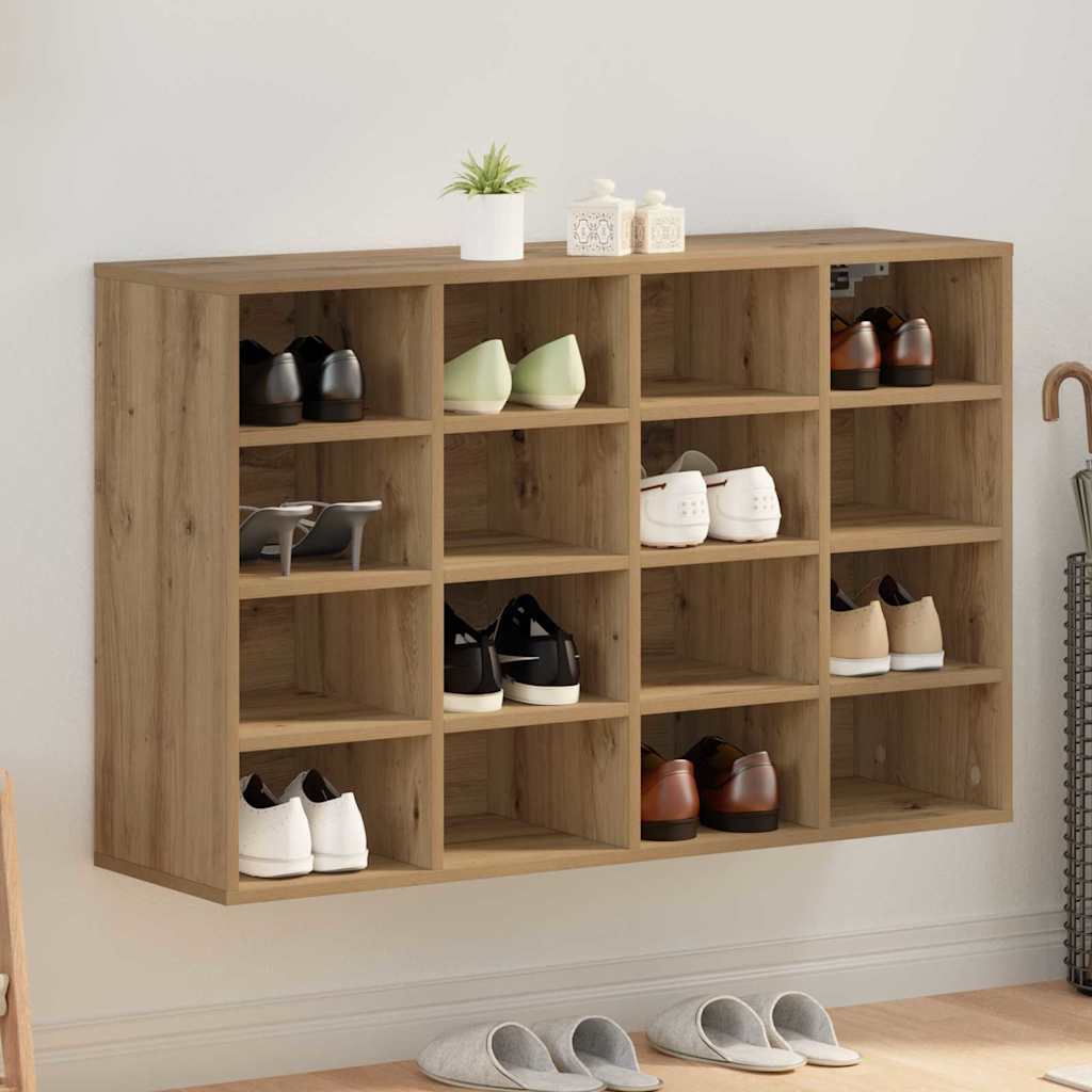 Cabinet à chaussures Chêne artisanal 103 x 30 x 67 cm - XIOS