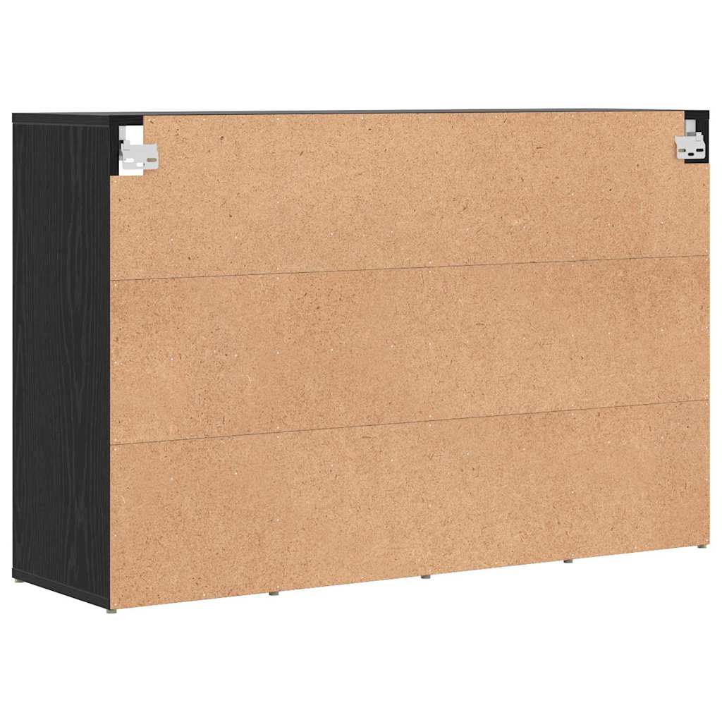 Cabinet à chaussures avec étagère Chêne noir 103 x 30 x 67 cm - XIOS