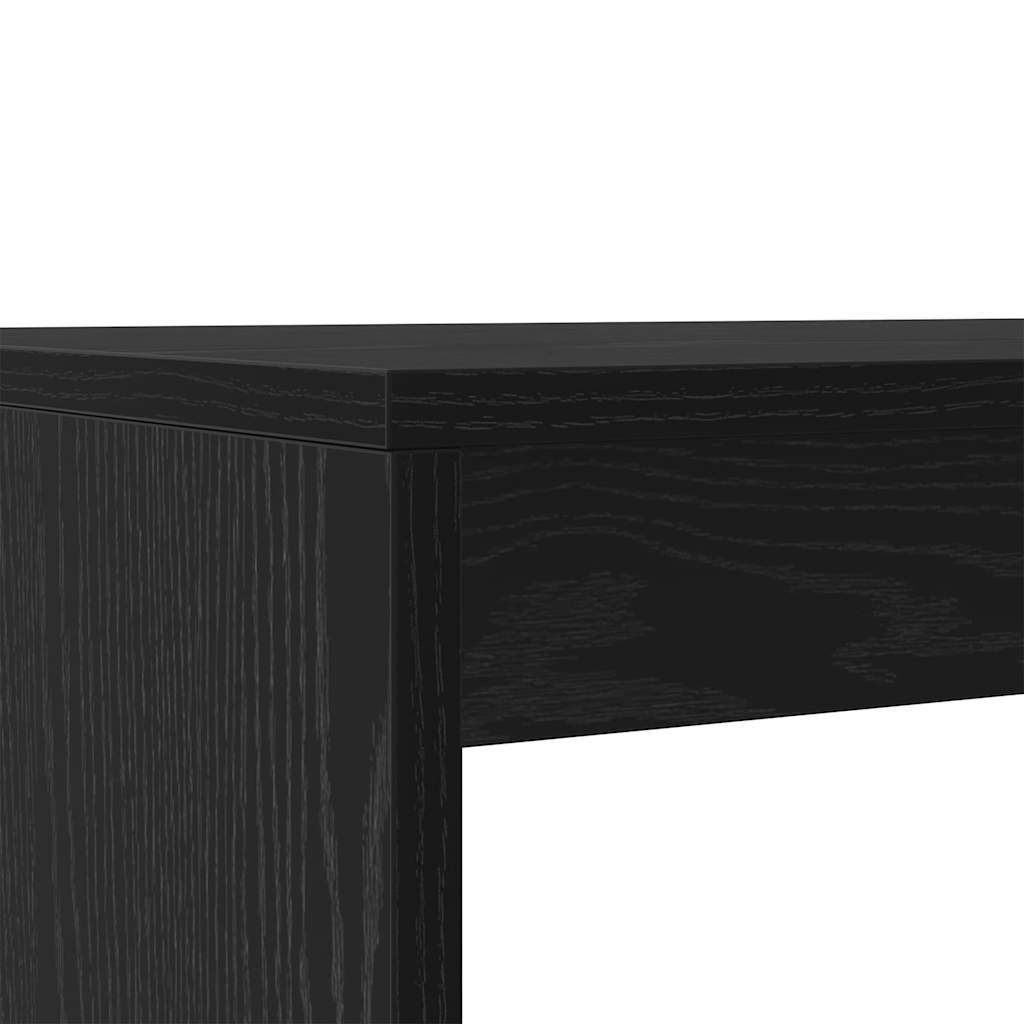 Ensemble de salle à manger 2 pcs Chêne noir Bois d'ingénierie - XIOS