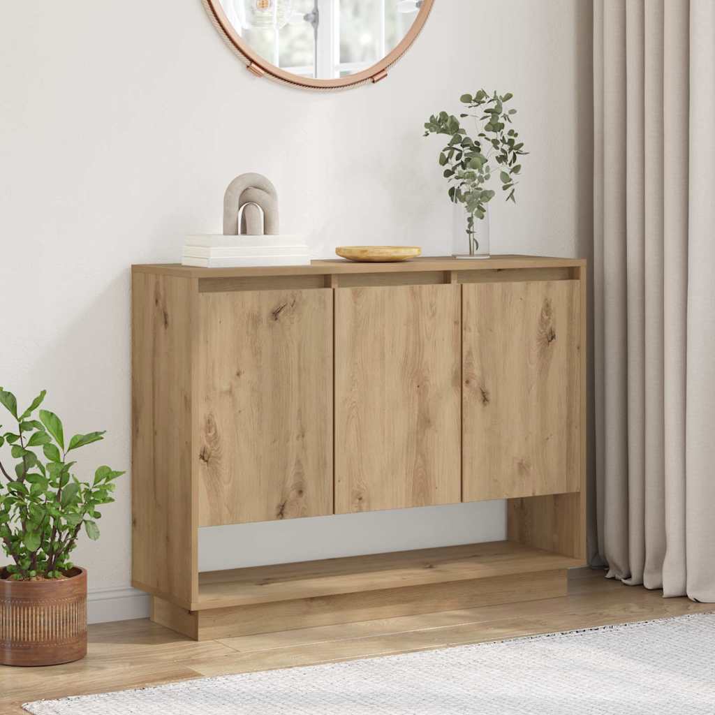 Buffet Chêne artisanal 97 x 29 x 75 cm Bois d'ingénierie - XIOS