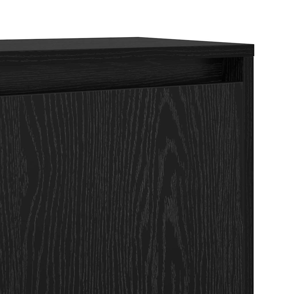 Buffet Chêne noir 97 x 29 x 75 cm Bois d'ingénierie - XIOS