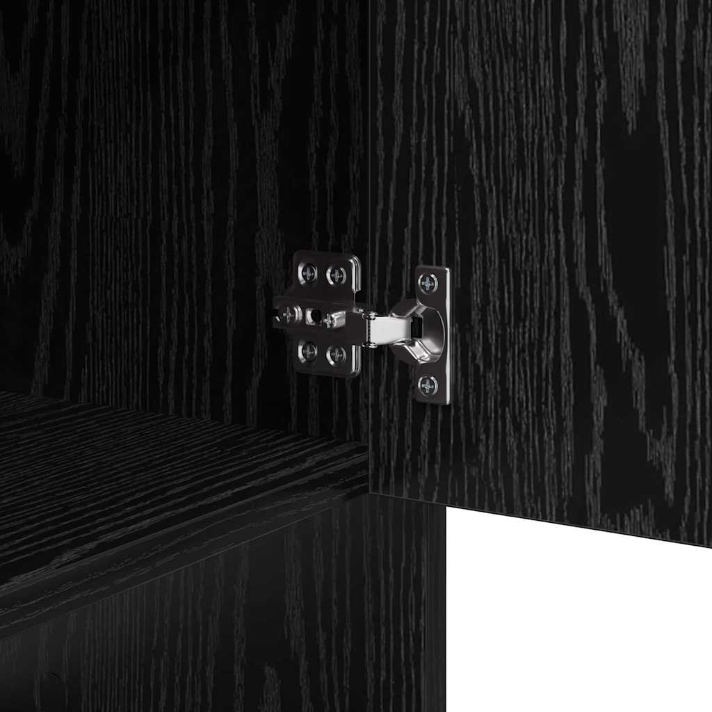Buffet Chêne noir 97 x 29 x 75 cm Bois d'ingénierie - XIOS