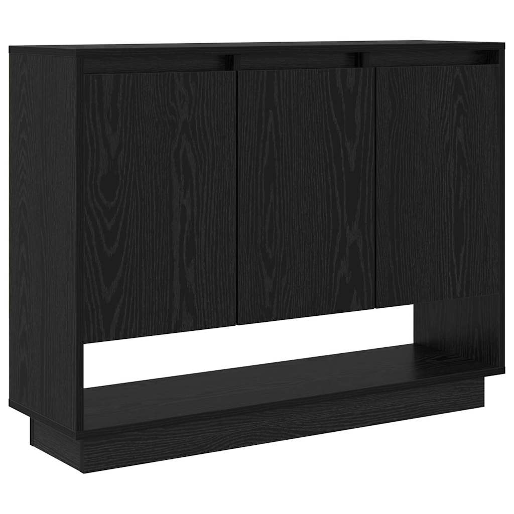 Buffet Chêne noir 97 x 29 x 75 cm Bois d'ingénierie - XIOS