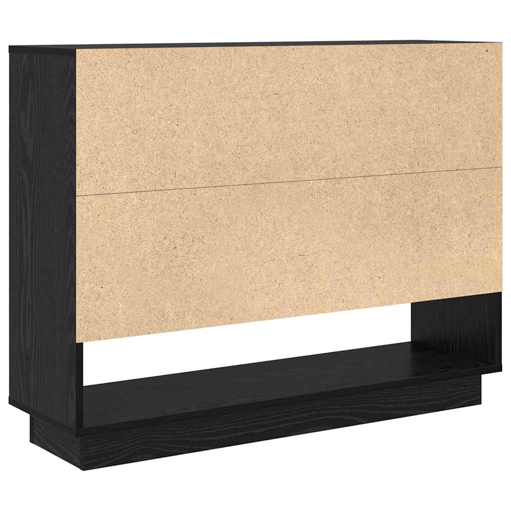 Buffet Chêne noir 97 x 29 x 75 cm Bois d'ingénierie - XIOS