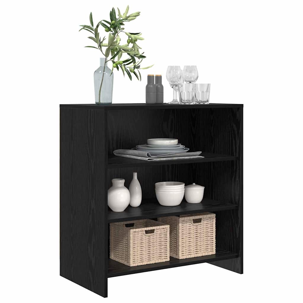 Buffet Noir 70 x 41 x 75 cm Bois d'ingénierie - XIOS