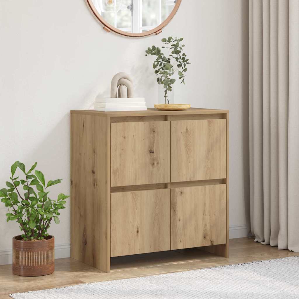 Buffet chêne artisanal 70 x 41 x 75 cm Bois d'ingénierie - XIOS
