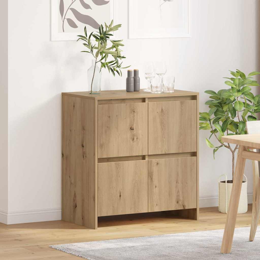 Buffet chêne artisanal 70 x 41 x 75 cm Bois d'ingénierie - XIOS