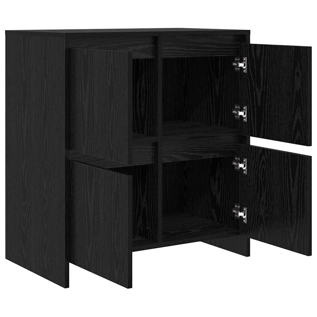 Buffet Chêne noir 70 x 41 x 75 cm Bois d'ingénierie - XIOS