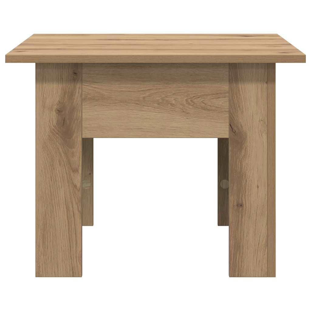 Table basse Chêne artisanal 55 x 55 x 42 cm Bois d'ingénierie - XIOS
