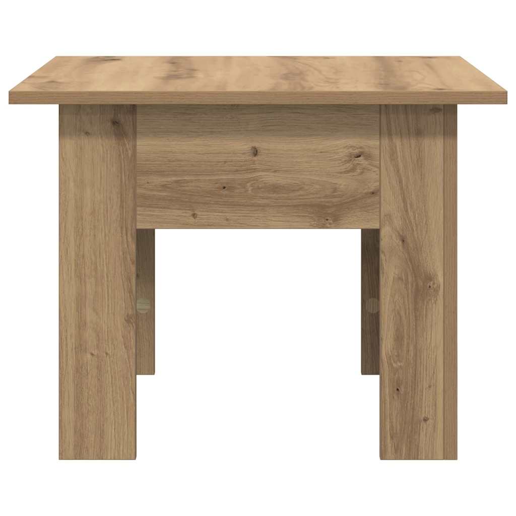Table basse Chêne artisanal 55 x 55 x 42 cm Bois d'ingénierie - XIOS