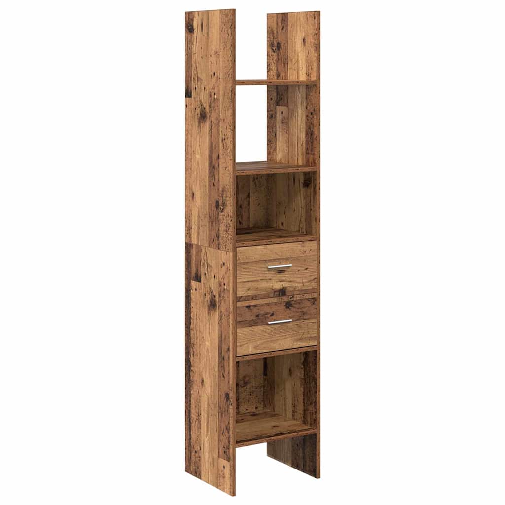 Bibliothèque Bois ancien 40 x 35 x 180 cm Bois d'ingénierie - XIOS