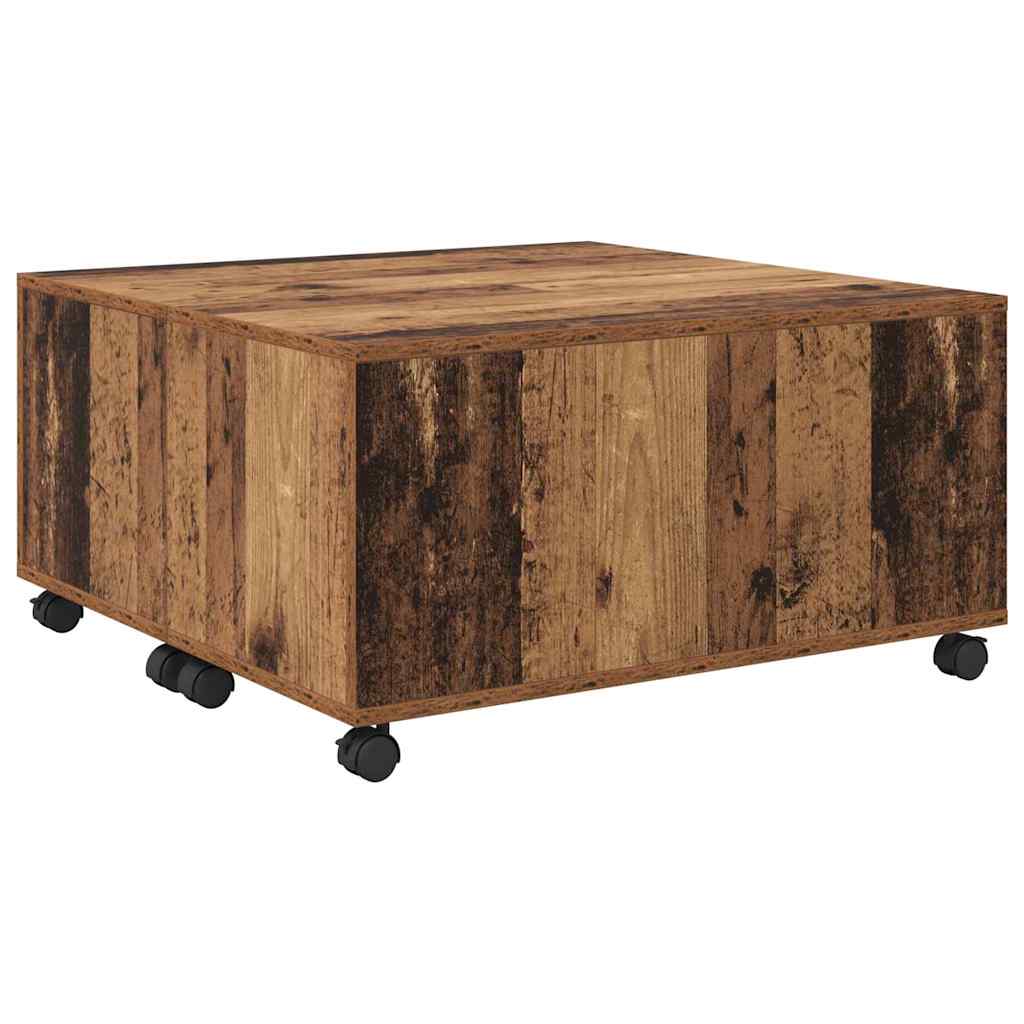 Table basse Bois ancien 75 x 75 x 38 cm Bois d'ingénierie - XIOS