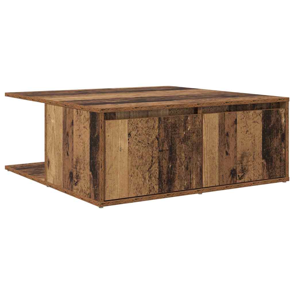 Table basse Vieux bois 80 x 80 x 31 cm Bois d'ingénierie - XIOS