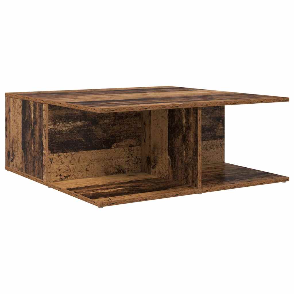 Table basse Vieux bois 80 x 80 x 31 cm Bois d'ingénierie - XIOS