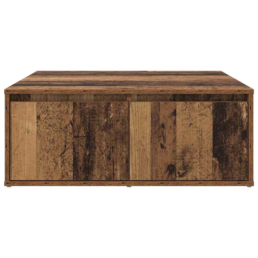 Table basse Vieux bois 80 x 80 x 31 cm Bois d'ingénierie - XIOS